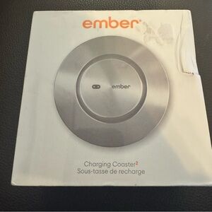 Ember Charging Coaster 2 Stainless Steel New Sealed (Slight Damage on Box)